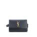 Saint Laurent Leather Belt Bag: Gray Bags