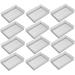 Rebrilliant Mesh Desk Drawer Organizer Tray For Home & Office - Multipurpose Storage Holder Plastic in White | 2 H x 8 W x 12 D in | Wayfair