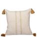 Union Rustic Izhaar Hand Made Embroidered Throw Pillow Cotton in Yellow | 18 H x 18 W x 4 D in | Wayfair 6CF9477EFD7D46339AC07DEAEC9E37C7