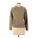 Monrow Sweatshirt: Brown Stars Tops - Women's Size Small