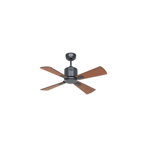 Deckenventilator CasaFan 952011 ECO NEO III 92cm Schwarz und Teakholz