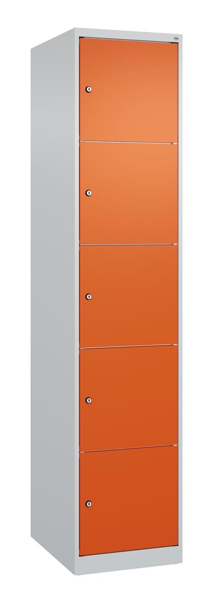 C+P Schließfachschrank Classic PLUS, 1 Abteil, 1850x400x500mm, 7035/2004 Image