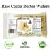 RAW COCOA BUTTER WAFERS - 100% Pure & Natural Organic Edible Vegan Disk NON GMO (2 lb)
