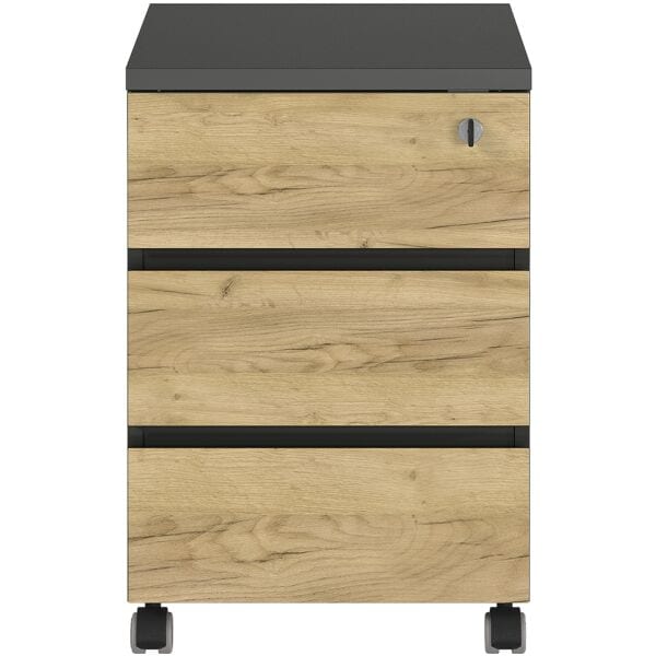 Germania-Werke Rollcontainer »Office Serie« 3 Schübe grau, 41x60x50 cm