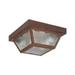 Acclaim Lighting - Builders Choice - Two Light Outdoor Flush Mount - 1 Inch Wide