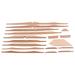 17pcs 41 Inch Sitka Spruce Brace Wood Kit for Acoustic Guitar Luthier DIY Accessories Parts GS307 Light Brown