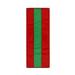 Christmas Poly Cotton Pull Down By Old Glory Bunting - 3 Stripe Green & Red Xmas Banners - 18 x 10 . Free Shipping Available!