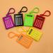 Naierhg Pocket Student Mini Electronic Calculator Biscuit Shape School Office Supplies