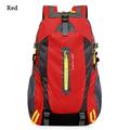 Nylon Sports Waterproof Hiking Backpack Rucksack Climbing Backpack Outdoor Bag Travel Bag RED