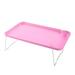 Wovilon Bed with Laptop Table Lazy Small Table Student Dormitory Table Folding Table