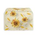 STUOARTE Reusable Toaster Cover for Kitchen Decor Vintage Sunflower Bread Toaster Oven Dustproof Cover 4 Slice Universal Size Small Bread Maker Oven Covers Anti Fingerprints Toaster Bag