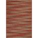 Marina Low Profile Durable Indoor/Outdoor Woven Rug- Stripes Saffron 2 7 X 4 3