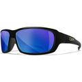 XiKe SPOILER Blue Mirror Lenses with Gloss Black Frame