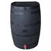 RTS Companies Inc Home Accents 50-Gallon ECO Rain Water Collection Barrel Made with 100% Recycled Plastic Spigot Black