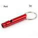 1/2/5/10pcs 7 Colors with Keyring Small Size Camping Hiking Emergency Whistles EDC Tools Training Accessories Survival Whistle RED 1PC