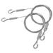 2 Pcs Stainless Steel Rust-resistant Lanyard Barbecue Grill Picture Frame Clothes Drying Rack Suite