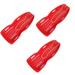Slippery Racer Downhill Xtreme Adults/Kids Toboggan Snow Sled Red (3 Pack)