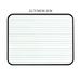 Kids Graffiti Whiteboard Double Sided Four Line Three Plaid Non Magnetic Drawing Board