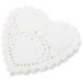 White 300 Pcs Placemats Dollies for Plates Cake Doilies Hollow Out