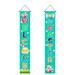 XEOVHV Easter Decoration Set Easter Porch Sign Welcome Happy Easter Banner Easter Hanging Decoration for Indoor/Outdoor Easter Decoration Easter Party