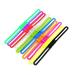 NUOLUX 10 PCs Silicon Strap Torch Phone Flashlight Bands Elastic Bandage Light Mount Holder Bike Accessories for Mountain Road Bike (Mixed Colors)