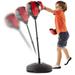 LYUMO Tech Tools Punching Bag for Kids Reflex Boxing Set with Stand Adjustable Height Speed Boxing Sports Set Kids Boxing Gloves Included Great Exercise Game for Kids