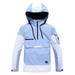 SZXZYGS Ski Suits Men and Women with Color Contrast Warm Fashion Couple Ski Hooded Single and Double Ski Coat