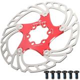 Mountain Bike Disc Brake Accessories Motorized Scooter E-scooter Stainless Steel Red