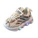 Ramiter Toddler Shoes Children LED Light Strip Shoes Lace up Canvas Shoes Kids Casual Shoes Light up Shoes Walking Shoes Tennis Shoes Youth Girls Khaki