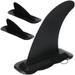 Big Tail Fin 3 Pcs Kayak Skeg Paddle Board Surfboard Accessories Replacement Skegs Fins Pvc