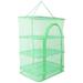 Clothes Drying Rack Collapsible Drying Rack Hanging Plant Drying Net Drying Mesh Net Drying Net with Zipper Drying Rack Folding Drying Net Round Wrought Iron