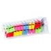 24Pieces Colorful Whistle Sports Race Cheering Whistle Multi-function Whistle Referee Whistle