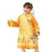 EHQJNJ Toddler Raincoat 2T Girl Children Raincoat Fashionable and Cute Cartoon Pattern Raincoat Transparent Brim Raincoat Toddler Ponchos with Hood Sweater Toddler Poncho Water Proof
