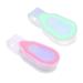 2 Pcs Three Mode LED Safety Light Clip On Silicone Running Lights with Button Battery for Runners Bikes Walking (Random Color)