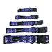 K-9 Beltz Classic Style Dog Collar Polyester Quick Release Buckle XS S M L XL Width 3/8 5/8 3/4 1 1 1/2 (Drk Blue/Anchor Large)
