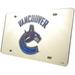 Vancouver Canucks Premium Laser Cut Tag License Plate Mirrored Acrylic Inlaid 12x6 Inch