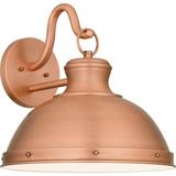 Jameson 1-Light Aged Copper Outdoor Wall Lantern|Copper