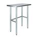 18 X 30 Stainless Steel Work Table With Open Base