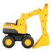 Goilinor Car Model Baby Beach Toy Plastic Car Toy Sand Holder Toy Early Learning Toy Size M Yellow (Excavator)