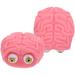 2 Pcs Vent Spoof Eye Popping Brain Soft Rubber Toy 2pcs Decorative Horror Prop Cartoon Squeeze Toys Halloween Student