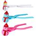 Goilinor 3pcs Snowball Maker Fun Snowman Shape Snowball Clips Snowball Making Clip Winter Toys