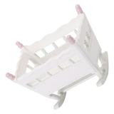 Mini Cradle Bassinet Doll Cradles and Beds Miniture House Furniture Model Dollhouse Crib Baby