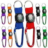 Carabiner Compass Gift Xmas Ideas Rock Climbing Accessories Pirate Toy Survival 10 Pcs