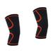 2 Pc Knee Pads Brace Keep Warm Support for Sports Red Men and Women Fitness