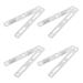 4 Pairs of Bed Rail Fasteners Iron Bed Frame Rail Brackets Bed Rail Accessories