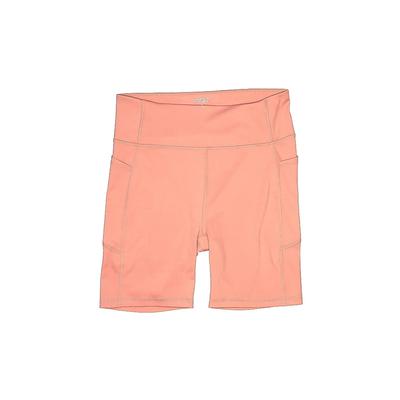 Elie Tahari Sport Athletic Shorts: Orange Solid Activewear - Women's Size Large