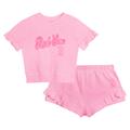 Girls Toddler Fanatics Branded Pink Boston Red Sox Dugout Cute T-Shirt & Shorts Set