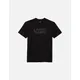 Men's Vans Mens Checkered Short Sleeve Cotton T-Shirt - Black - Size: Regular/36