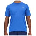 New Balance - Athletics Run S/S - Running shirt size XXL, blue