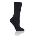 Heat Holders 3 Pair Ladies Iomi Footnurse Cushion Foot Diabetic Socks, Black, Women